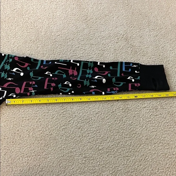 Vintage Delia’s Zip Up Hoodie With Musical Note Design, Size M - Picture 9 of 9